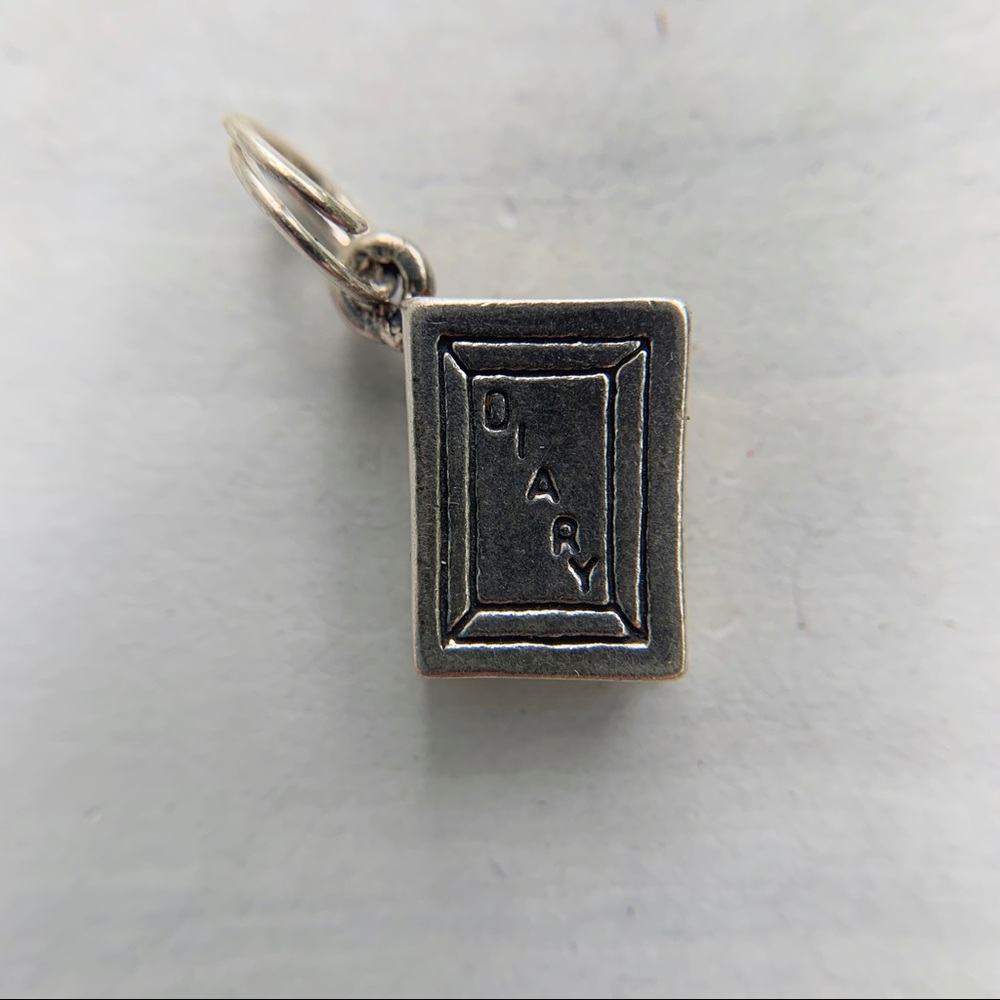 Sterling Silver Diary Charm